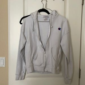 Champion white hoodie